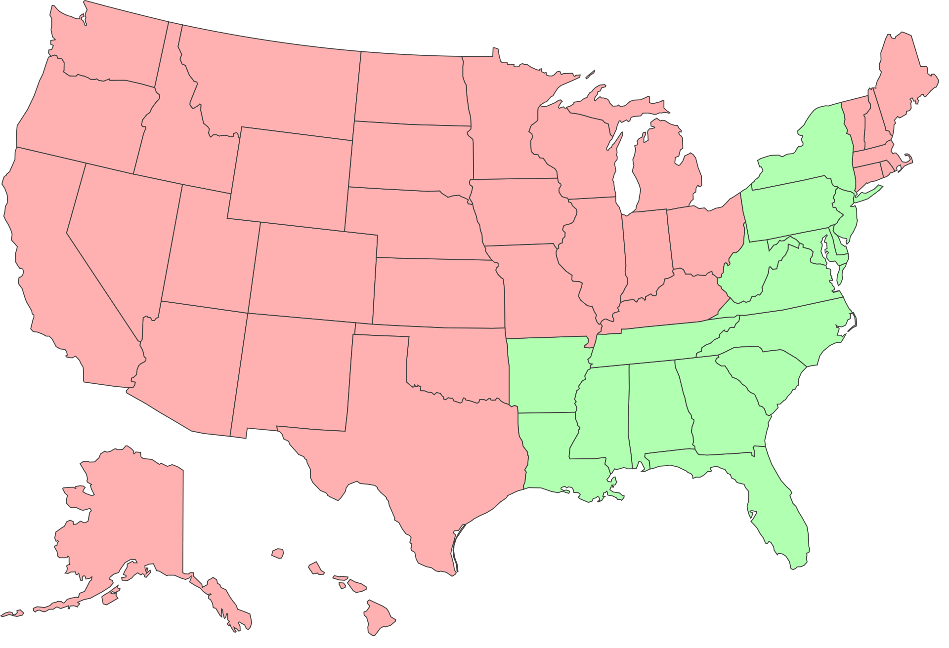 Delivery states